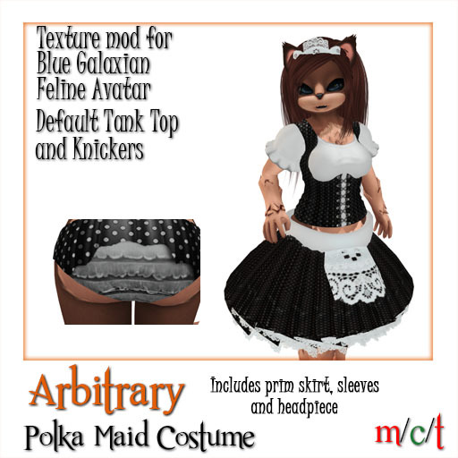 >> Arbitrary << BG Feline PolkaMaid Costume