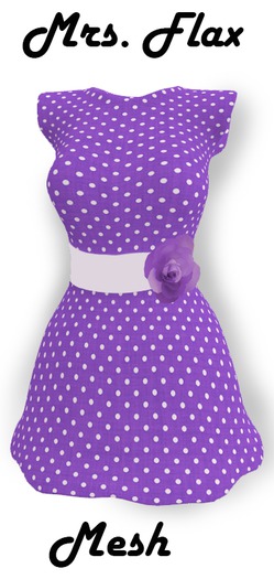 Mrs Flax Purple Dress
