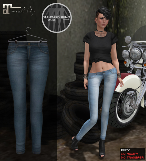 :SZD: Style Skinny Jeans - Blue