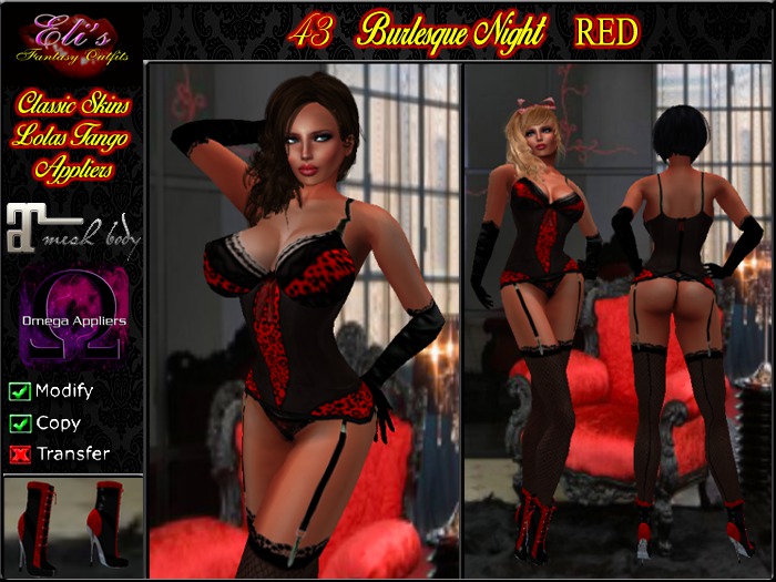 43 Burlesque Night Red