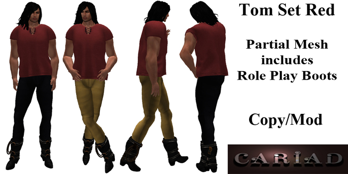 Tom complete outfit in Red