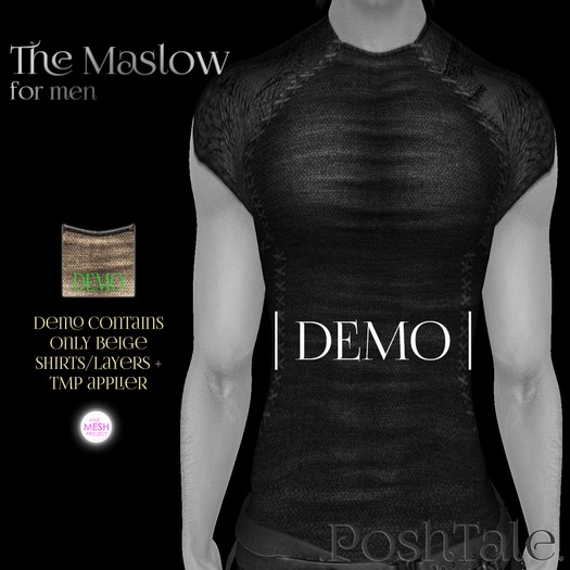 .PoshTale. for men: The Maslow  [wear to unpack]