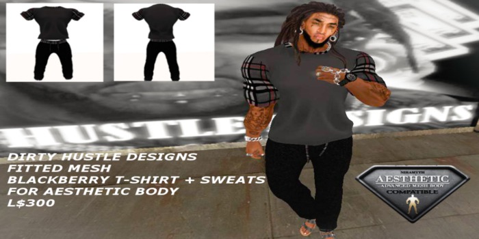DHD BLACKBERRY SWEATS W/ TEE