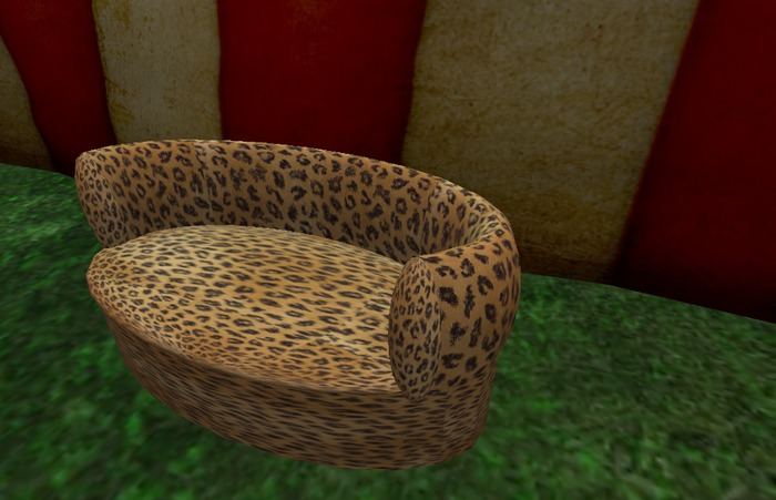 Cheetah Love Seat