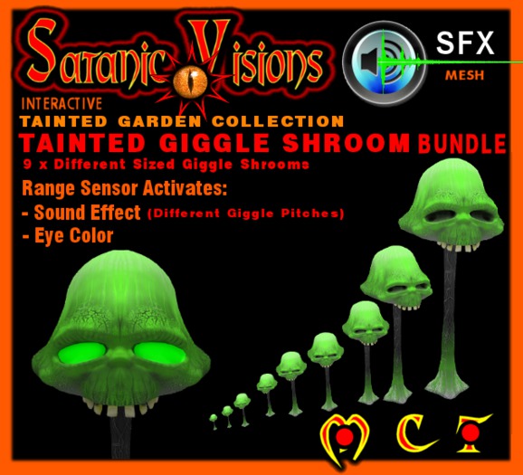 Tainted Giggle Shroom Set