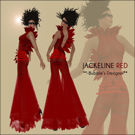 Bubble's Designs-JACKELINE RED