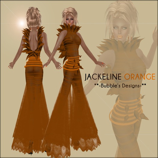 Bubble's Designs-JACKELINE ORANGE