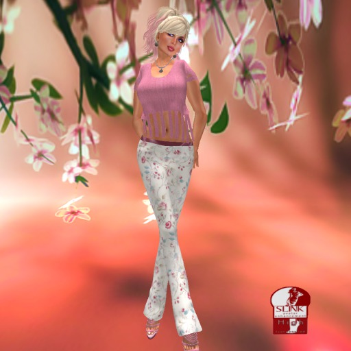 BINARY FAIRY GARDEN SHABBY CHIC PINK SLINK BOX