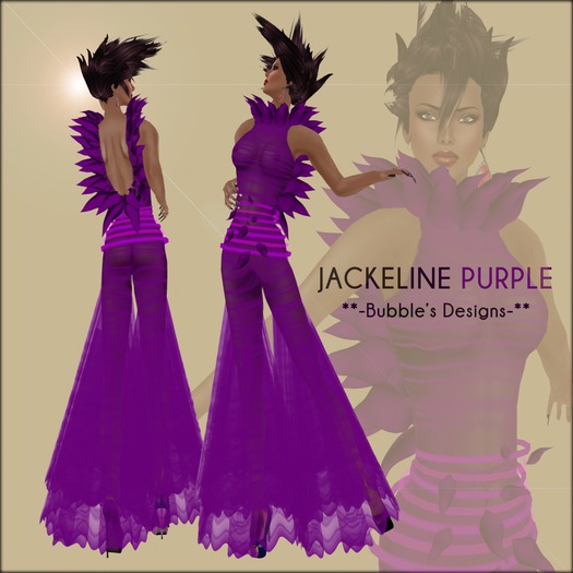 Bubble's Designs-JACKELINE PURPLE