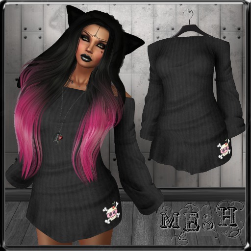 ~*LT*~ Bones Punk Cuppie Cake Dress