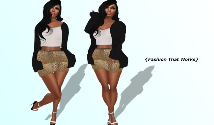 {Fashion That Works} Mesh Styling Girl Gold Fit