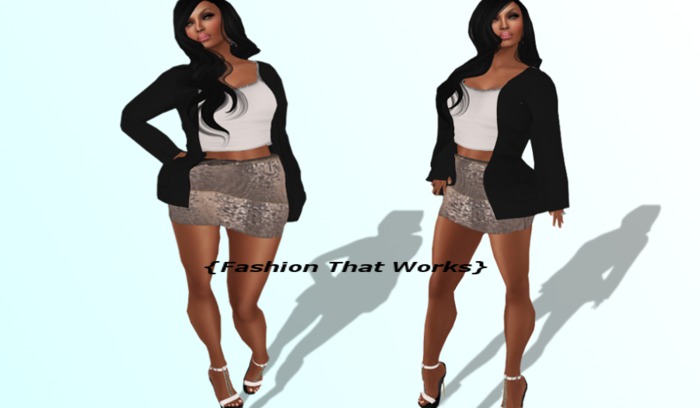 {Fashion That Works} Mesh Styling Girl Gray/Gold Fit