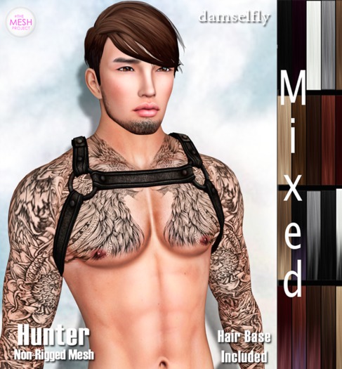 *~*Damselfly*~*Hunter Non-Rigged Mesh Mixed Pack