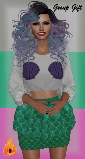 .:Hell's Princess:. Gift Box Mermaid Outfit