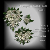Bouquet Roses SET WHITE 
