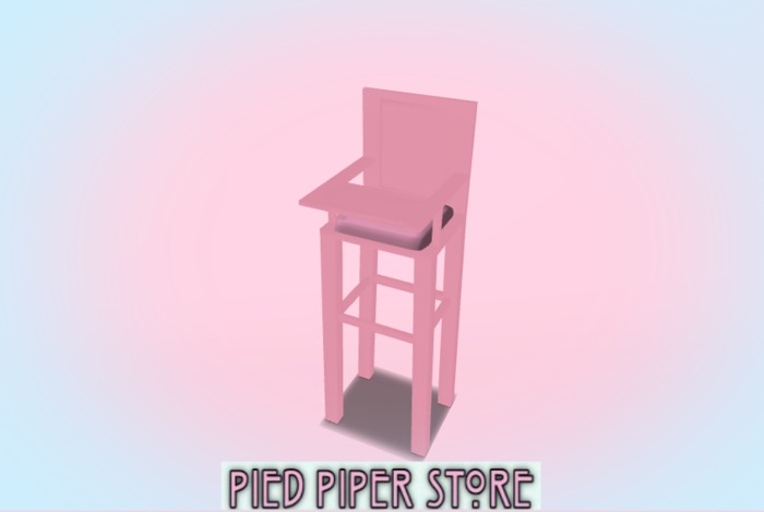 Pied Piper Pink High Chair