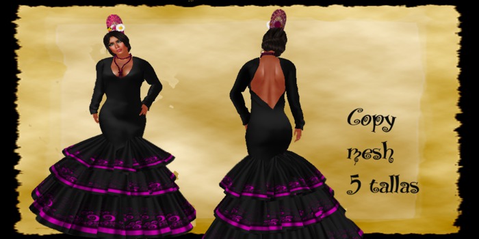 FLAMENCO ABRIL MESH MORADO