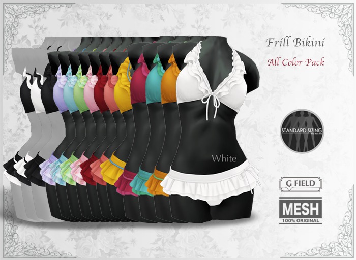 *GF* Frill Bikini -14 col pack- BOX