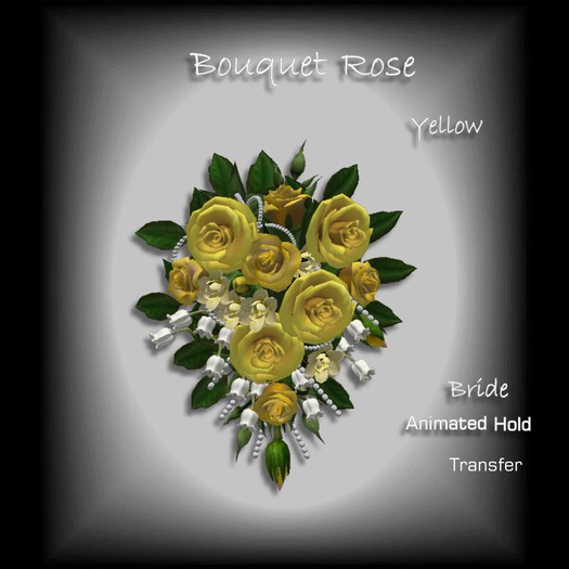 Bouquet Roses BRIDE YELLOW 