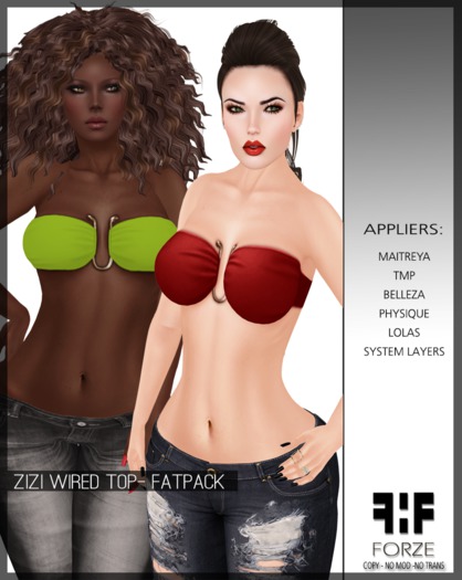 -FORZE- Zizi wired top- Fatpack- Applier Friendly