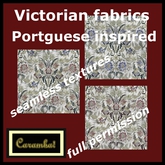 Victorian fabrics Portuguese inspired - textures