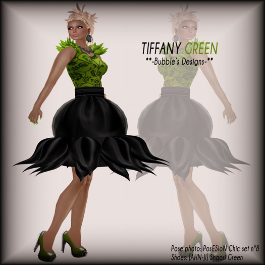 Bubble's Designs-TIFFANY GREEN