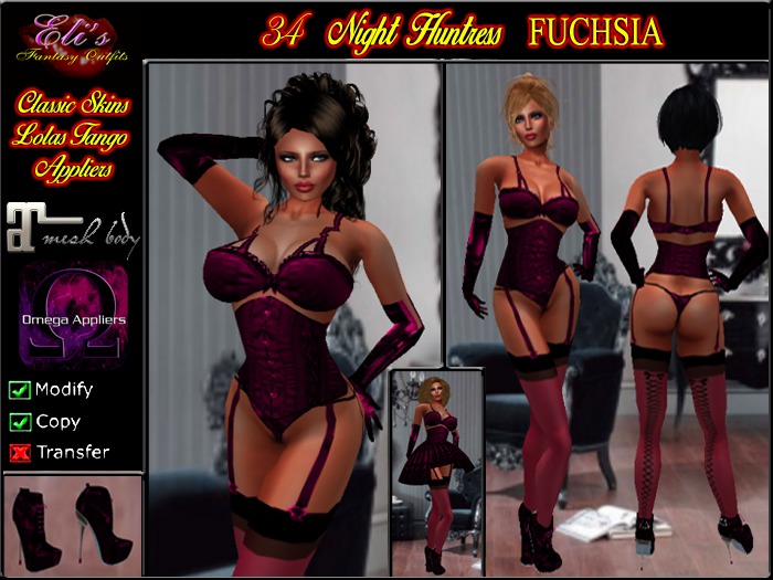 34 Night Huntress Fuchsia