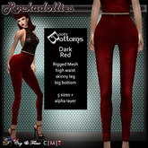Mesh Leggings Burgundy'