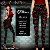 Mesh Leggings Burgundy'