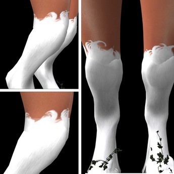 Second Life Marketplace - *T&A Designs* TMP installer black curly faun ...