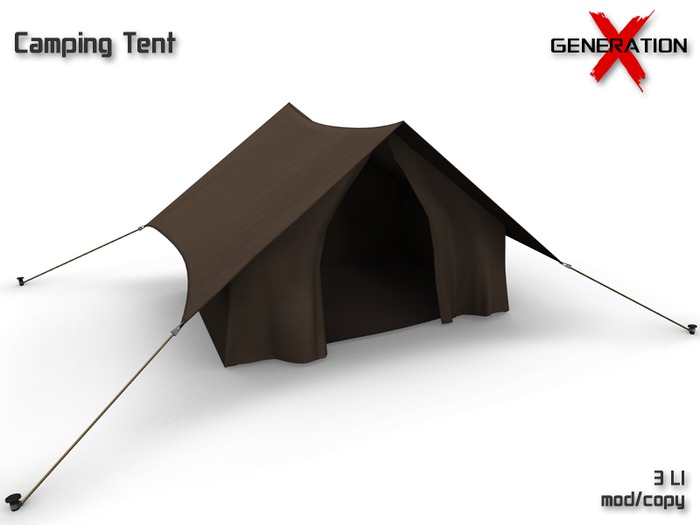 [ GENERATION X ] Camping Tent - brown