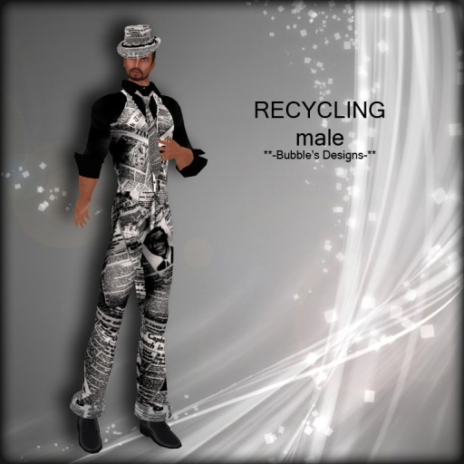 Bubble's Designs-RECYCLING male