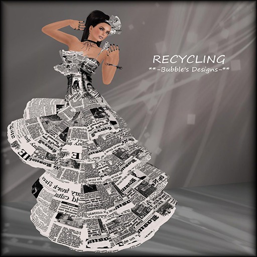 Bubble's Designs -RECYCLING female