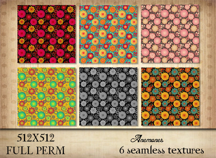 Anemones textures