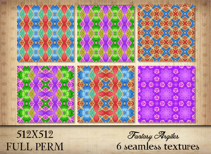 Fantasy Argiles textures