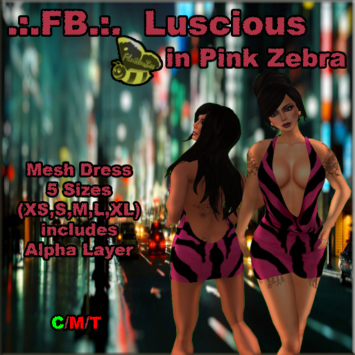 .:.FB.:. Luscious Pink Zebra