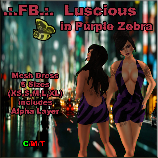 .:.FB.:. Luscious Purple Zebra