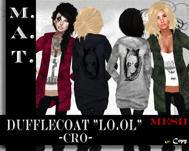 M.A.T. Dufflecoat "lO.Ol" Cro FAT PACK