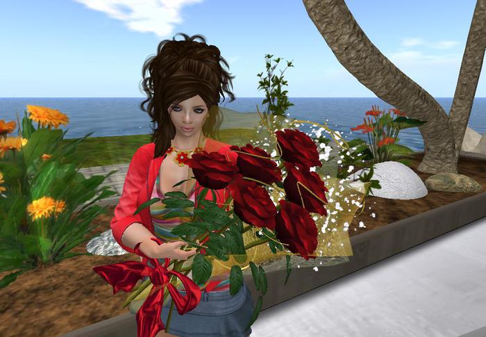 Bouquet Red Roses with animation