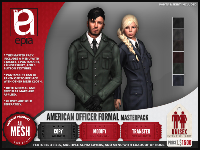 (epia) - American Officer Formal MASTERPACK V2