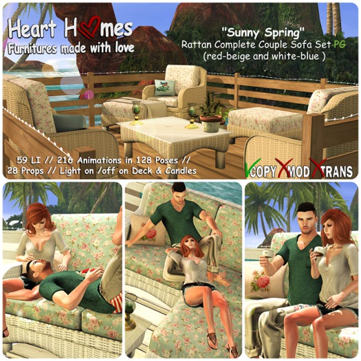 <Heart Homes> "Sunny Spring"  Complete Set PG (BOXED, COPY)