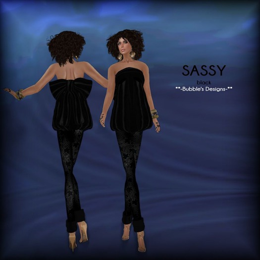 Bubble's Designs-SASSY black