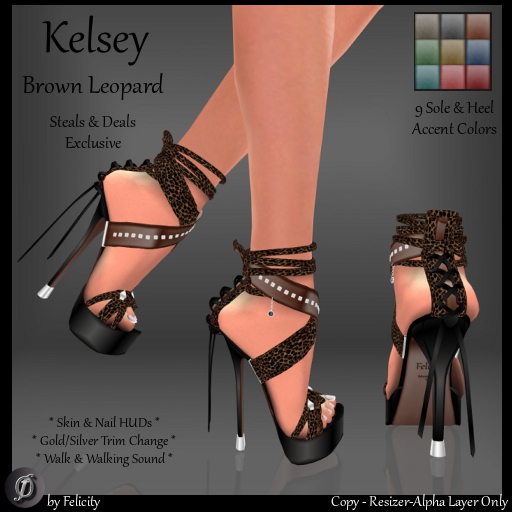 SALE *Felicity* Kelsey Stilettos - Brown Leopard High Heels Shoes - Color Change Sole Sculpted Shoe (22 Texture Options)