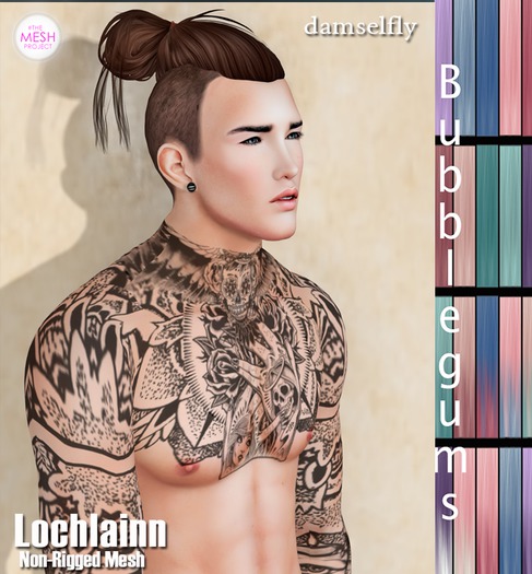 *~*Damselfly*~*Lochlainn Non-Rigged Mesh Bubblegums