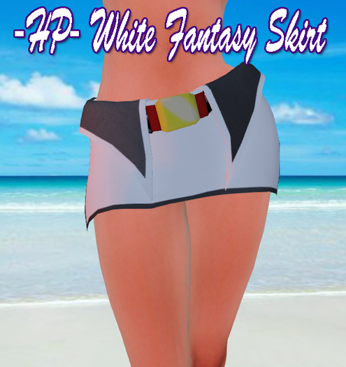 -HP- Fantasy Skirt White 01