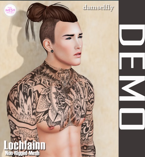*~*DEMO*~*Damselfly*~*Lochlainn Non-Rigged Mesh