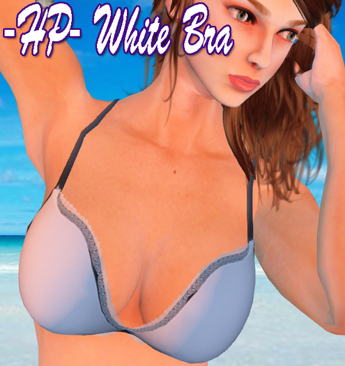 -HP- White Bra 01