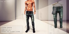 not so bad . mesh . ZOLTAR jeans . dirty