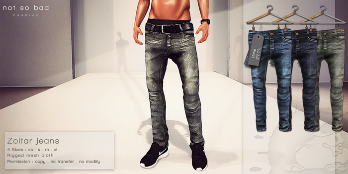 not so bad . mesh . ZOLTAR jeans . full pack 3 . 3 colors