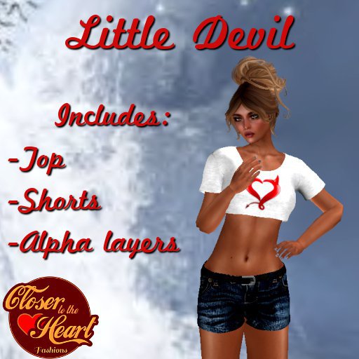 Little Devil Shorts Outfit BOXED